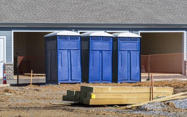 job site portable toilets services our porta potties on construction sites once a week, but can also provide additional servicing if needed