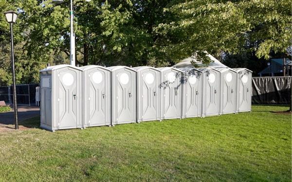 we offer a range of sizes for our special event portable toilets to accommodate events of all sizes